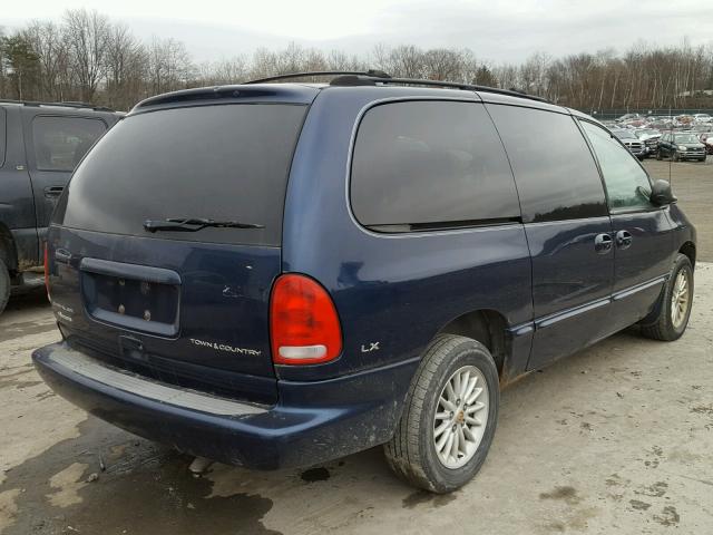 1C4GP44R4YB741603 - 2000 CHRYSLER TOWN & COU BLUE photo 4