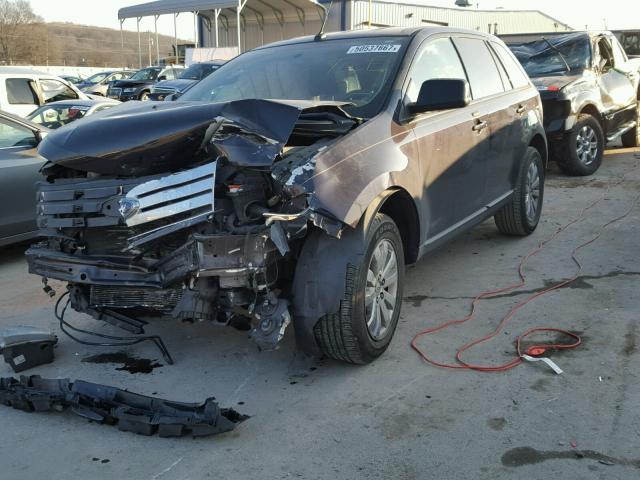 2FMDK38C37BB37143 - 2007 FORD EDGE SEL BLACK photo 2