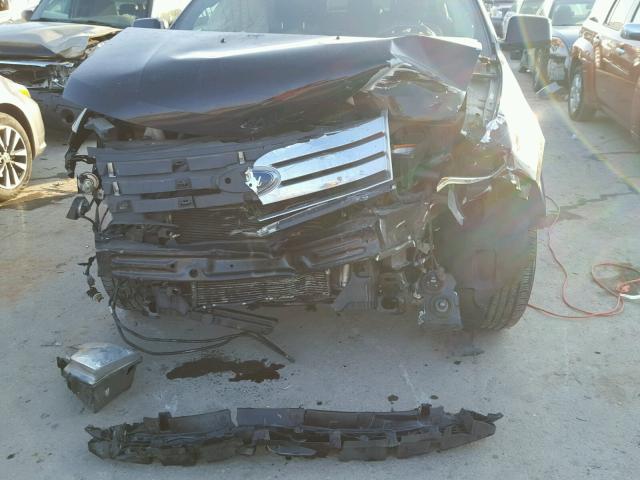 2FMDK38C37BB37143 - 2007 FORD EDGE SEL BLACK photo 9