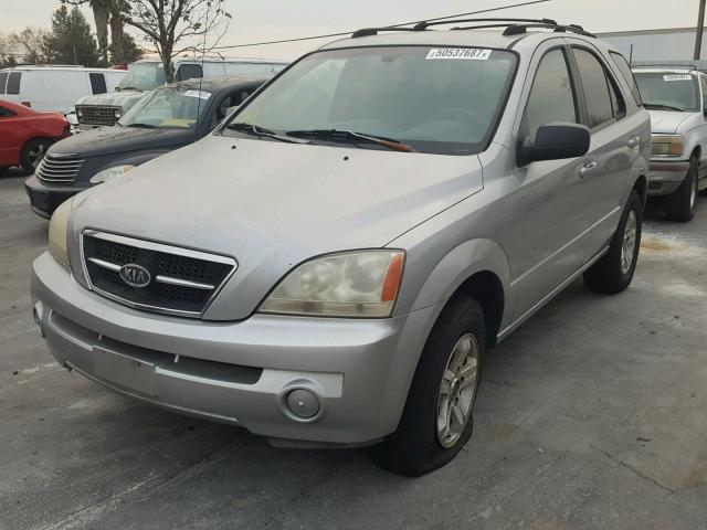 KNDJD733035162192 - 2003 KIA SORENTO EX SILVER photo 2