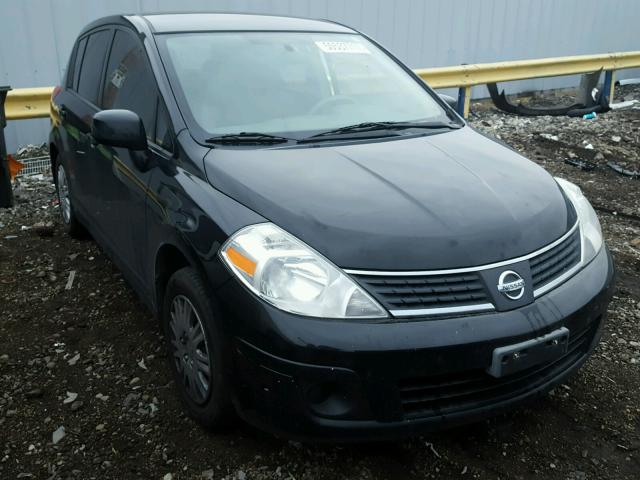 3N1BC13E87L380959 - 2007 NISSAN VERSA S BLACK photo 1