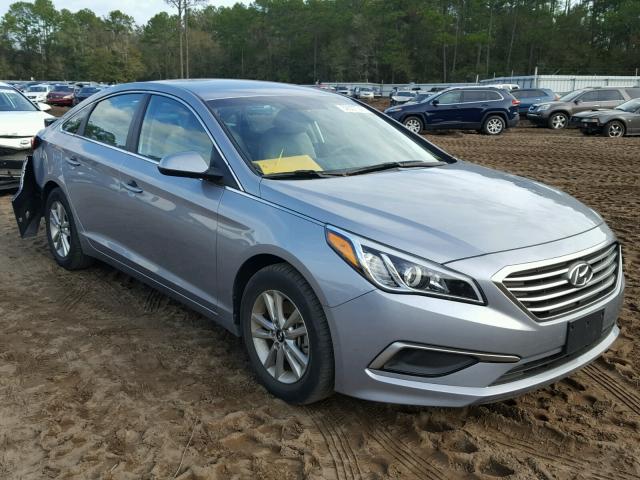 5NPE24AF4HH470704 - 2017 HYUNDAI SONATA SE GRAY photo 1