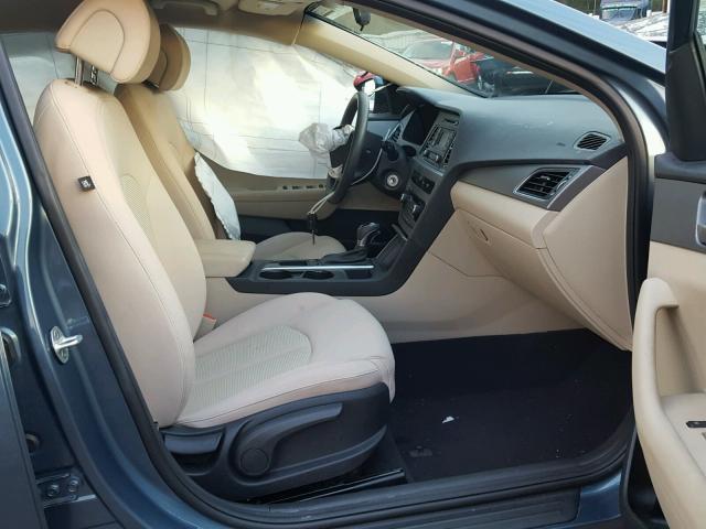 5NPE24AF7HH472012 - 2017 HYUNDAI SONATA SE 蓝色 照片 5