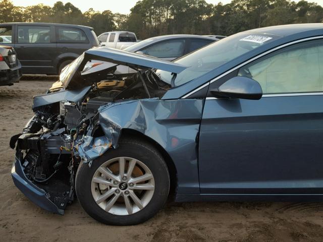 5NPE24AF7HH472012 - 2017 HYUNDAI SONATA SE 蓝色 照片 9