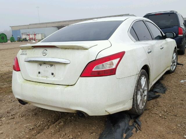 1N4AA51E69C829925 - 2009 NISSAN MAXIMA S WHITE photo 4