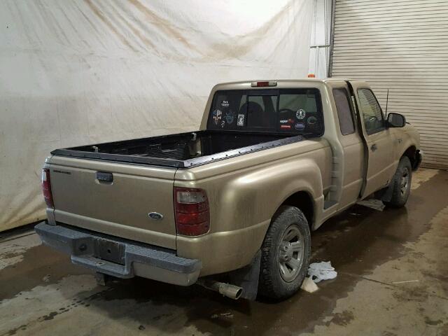 1FTYR14U02TA44867 - 2002 FORD RANGER SUP GOLD photo 4