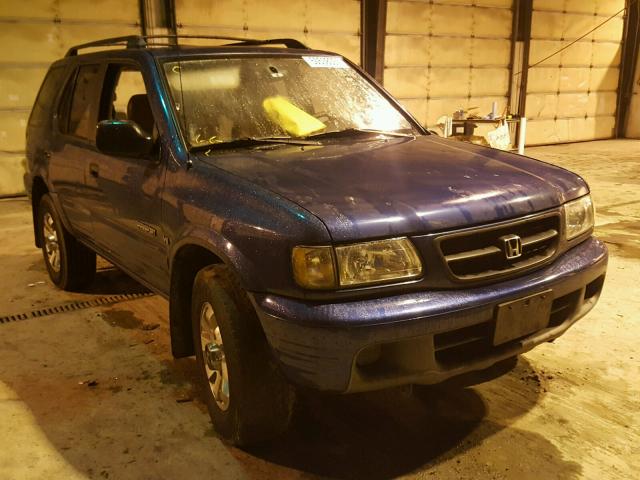 4S6DM58W214401879 - 2001 HONDA PASSPORT E BLUE photo 1