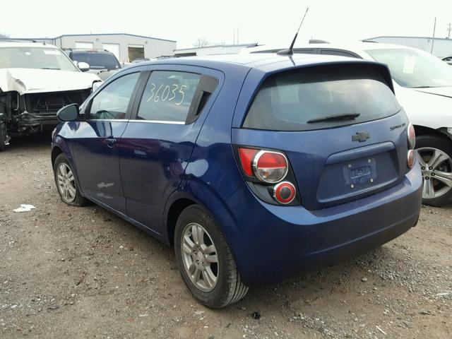 1G1JC6SH0D4183425 - 2013 CHEVROLET SONIC LT BLUE photo 3