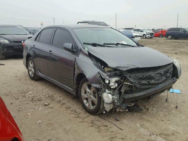 5YFBU4EE0DP081568 - 2013 TOYOTA COROLLA BA GRAY photo 1