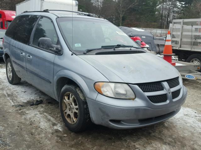 1D4GP45313B156158 - 2003 DODGE CARAVAN SP BLUE photo 1