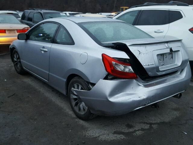 2HGFG12869H533785 - 2009 HONDA CIVIC EX GRAY photo 3