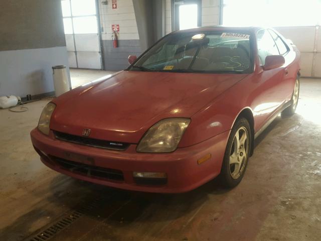 JHMBB6145YC003217 - 2000 HONDA PRELUDE RED photo 2