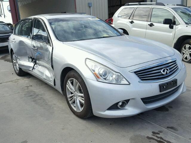 JN1DV6AP6CM700672 - 2012 INFINITI G25 BASE SILVER photo 1