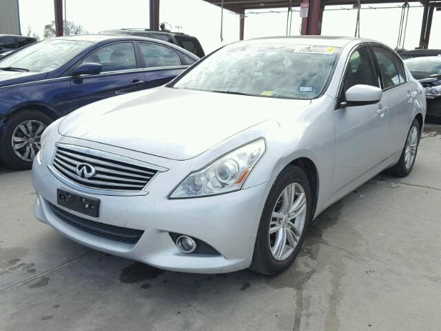 JN1DV6AP6CM700672 - 2012 INFINITI G25 BASE SILVER photo 2