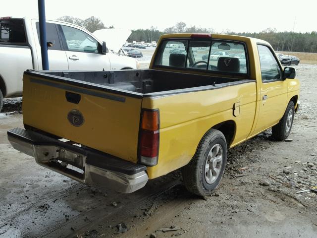 1N6SD11S4VC414629 - 1997 NISSAN TRUCK BASE YELLOW photo 4