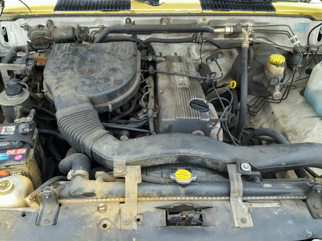 1N6SD11S4VC414629 - 1997 NISSAN TRUCK BASE YELLOW photo 7