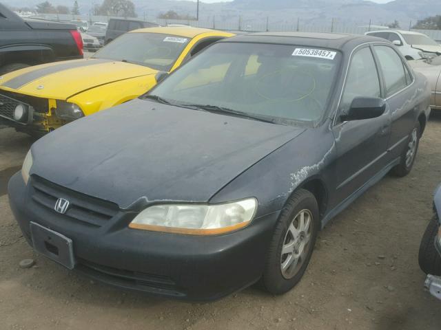 1HGCG66892A113100 - 2002 HONDA ACCORD EX BLACK photo 2