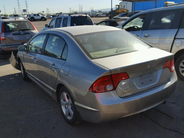 1HGFA16816L061747 - 2006 HONDA CIVIC EX SILVER photo 3