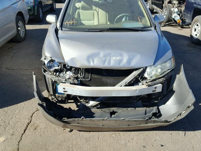 1HGFA16816L061747 - 2006 HONDA CIVIC EX SILVER photo 9