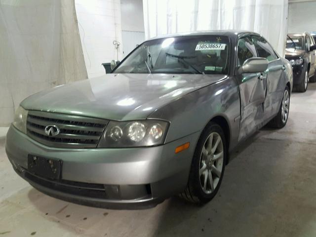 JNKAY41E43M005101 - 2003 INFINITI M45 GRAY photo 2