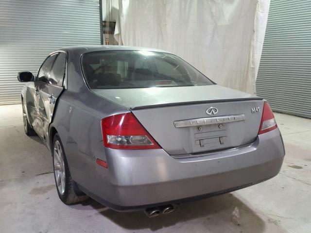 JNKAY41E43M005101 - 2003 INFINITI M45 GRAY photo 3