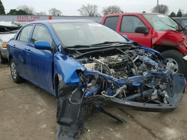 1NXBU4EE2AZ206435 - 2010 TOYOTA COROLLA BA BLUE photo 1