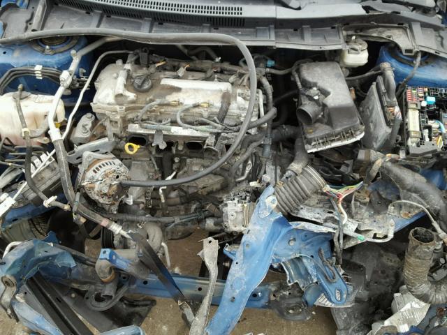 1NXBU4EE2AZ206435 - 2010 TOYOTA COROLLA BA BLUE photo 7