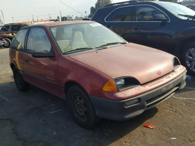 2C1MR2463N6751512 - 1992 GEO METRO BASE RED photo 1