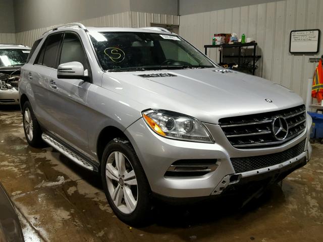 4JGDA5HB9DA173366 - 2013 MERCEDES-BENZ ML 350 4MA SILVER photo 1