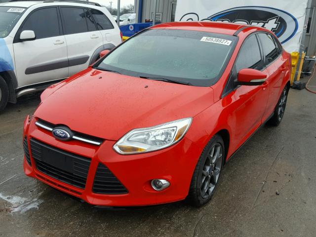 1FADP3F2XDL285419 - 2013 FORD FOCUS SE RED photo 2