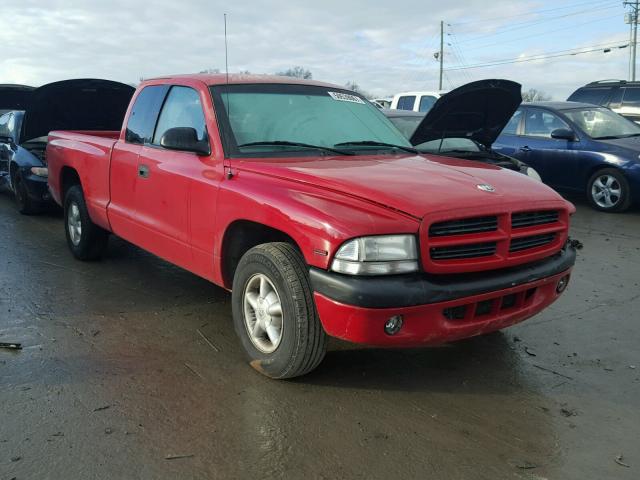 1B7FL22P8XS232299 - 1999 DODGE DAKOTA RED photo 1