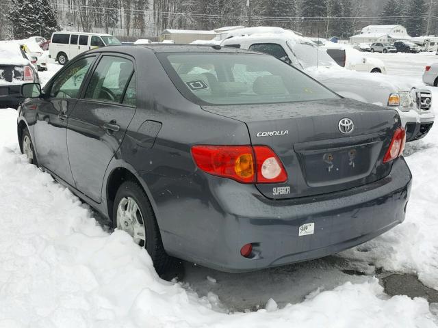 2T1BU4EE7AC461387 - 2010 TOYOTA COROLLA BA GRAY photo 3