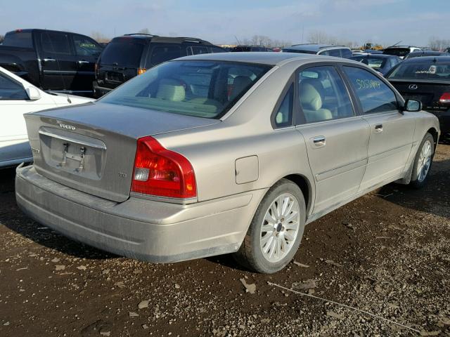 YV1TS91Z941365618 - 2004 VOLVO S80 T6 BEIGE photo 4