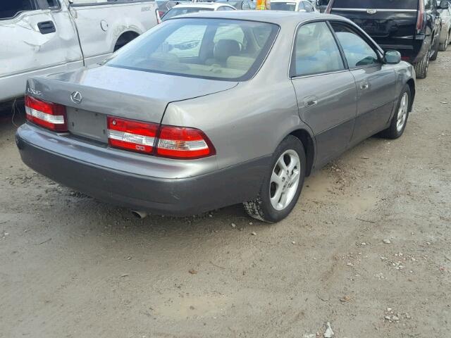 JT8BF28G115106965 - 2001 LEXUS ES 300 GRAY photo 4