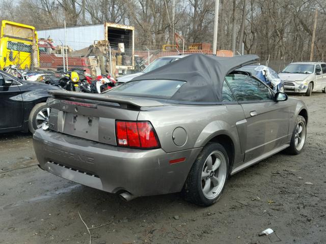 1FAFP45X02F200952 - 2002 FORD MUSTANG GT GRAY photo 4