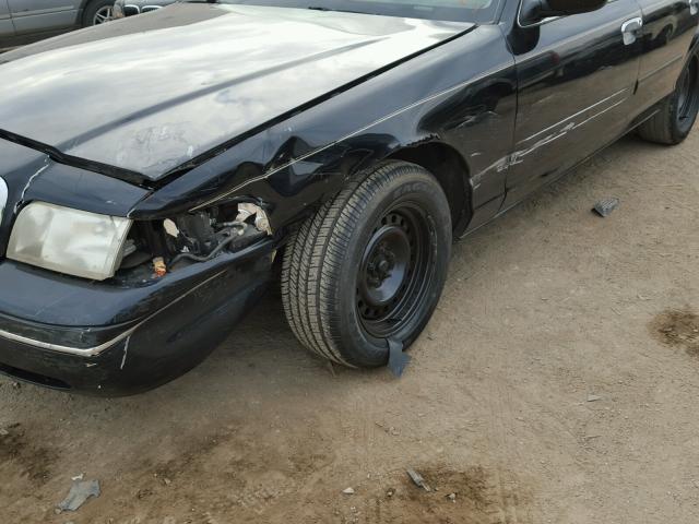 2FAFP71W9WX146253 - 1998 FORD CROWN VICT BLACK photo 9