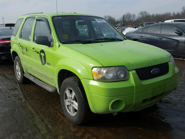 1FMYU92Z86KA38074 - 2006 FORD ESCAPE XLS GREEN photo 1