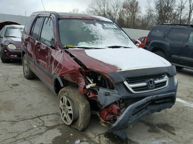 JHLRD78842C000585 - 2002 HONDA CR-V EX BURGUNDY photo 1