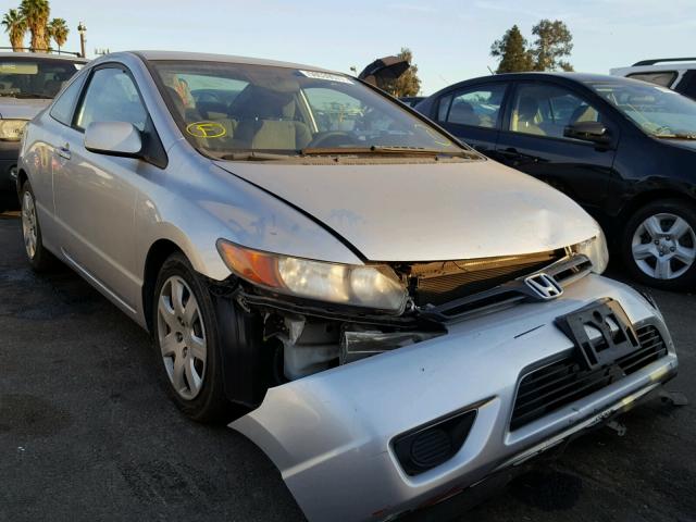 2HGFG12656H532704 - 2006 HONDA CIVIC LX SILVER photo 1