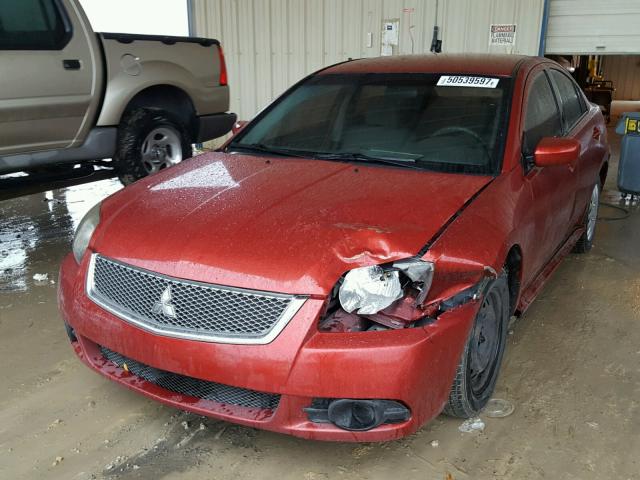 4A32B3FF7AE015046 - 2010 MITSUBISHI GALANT ES RED photo 2