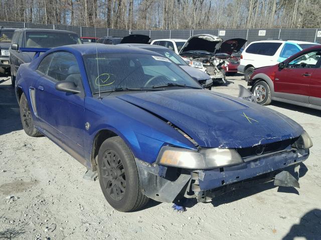 1FAFP40424F100674 - 2004 FORD MUSTANG BLUE photo 1