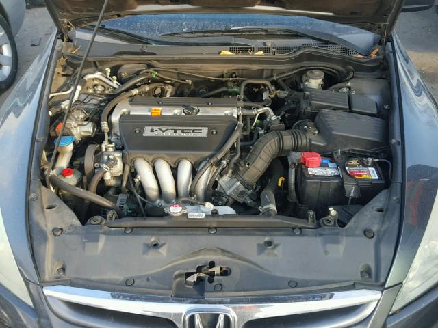 1HGCM56487A220694 - 2007 HONDA ACCORD LX GRAY photo 7