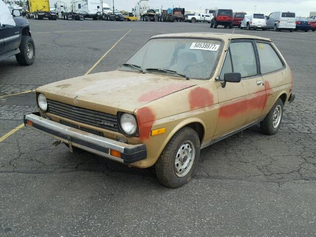 GCFBAB236120 - 1980 FORD FIESTA GOLD photo 2