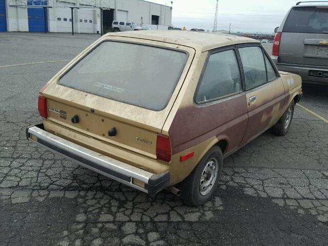 GCFBAB236120 - 1980 FORD FIESTA GOLD photo 4