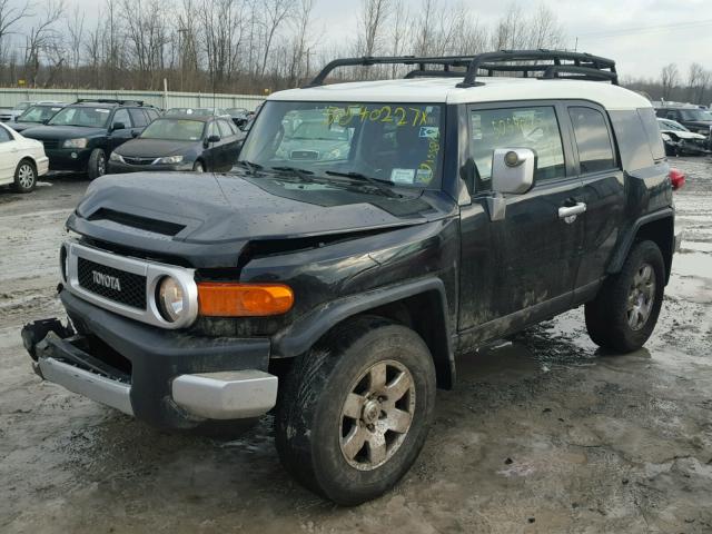 JTEBU11F58K015644 - 2008 TOYOTA FJ CRUISER BLACK photo 2