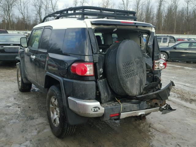 JTEBU11F58K015644 - 2008 TOYOTA FJ CRUISER BLACK photo 3