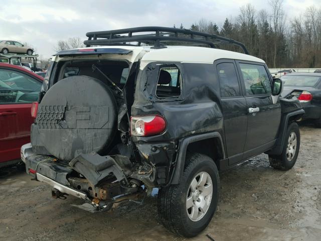 JTEBU11F58K015644 - 2008 TOYOTA FJ CRUISER BLACK photo 4