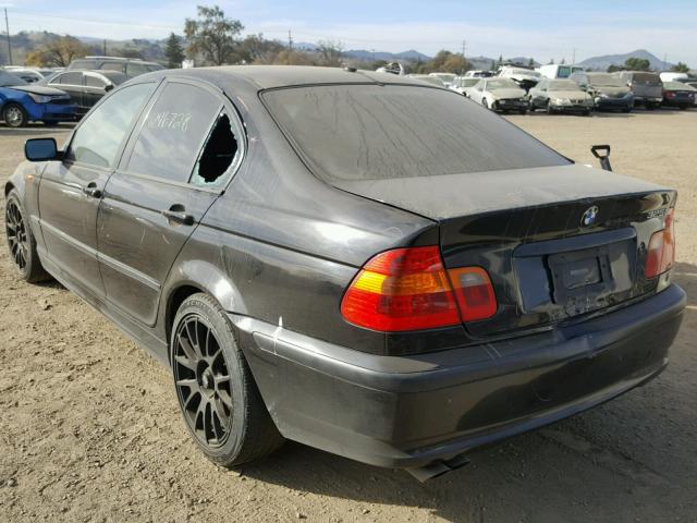 WBAET37413NJ26766 - 2003 BMW 325 I BLACK photo 3