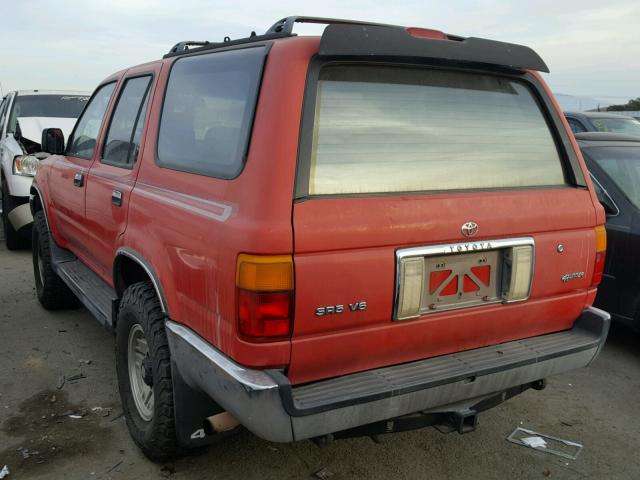 JT3VN39W6S0170791 - 1995 TOYOTA 4RUNNER VN RED photo 3