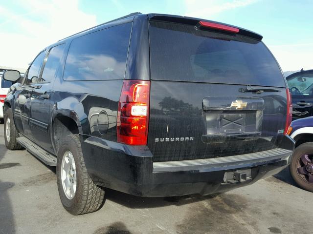 1GNUKHE36AR248870 - 2010 CHEVROLET SUBURBAN K BLACK photo 3